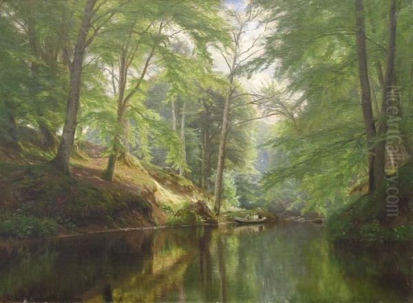 Barque Sur La Riviere - view 1