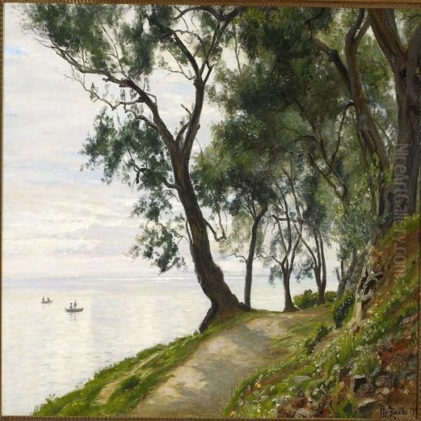 Forest Scenery With Aview Of A Bay - view 1