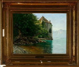 Chillon Castle At Lac Leman Chillon Castle At Lac Leman