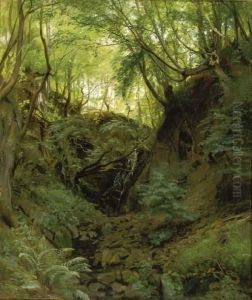 A Wooded Glade by Christian Zacho
