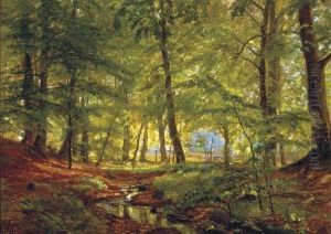 A Sunlit Glade by Christian Zacho