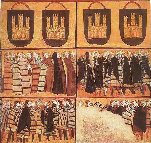 Tomb of Don Sancho Saiz de Carillo (detail-1) c. 1300 - view 1
