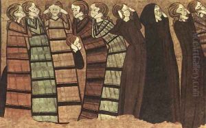 Tomb of Don Sancho Saiz de Carillo (detail-2) c. 1300 by Catalan Unknown Masters