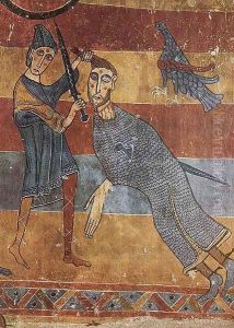 The Fight between David and Goliath 1123 by Catalan Unknown Masters