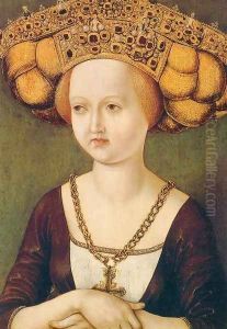 Portrait of Kunigunde of Austria by Austrian Unknown Master
