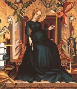 The Virgin at the Spinning-wheel 1420-30