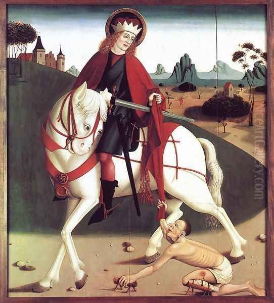 Saint Martin and the Beggar (2) c. 1490 - view 1
