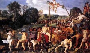 Bacchanal by Moyses or Moses Matheusz. van Uyttenbroeck