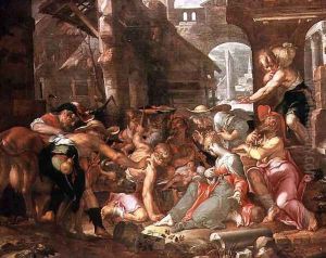 The Adoration of the Shepherds by Joachim Anthonisz Uytewael