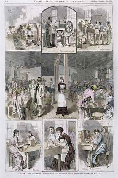 Cigarette Manufacturing, 1883 - view 1