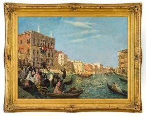 Regata Di Carnevale Al Canal Grande by Erma Zago