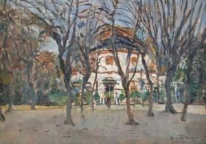 Roma, Viale Di Villa Borghese by Erma Zago