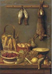 Still life by Adriaen van Utrecht