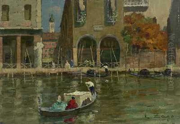 Herbstliches Venedig Mit Gondeln - view 1