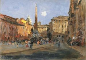 Roma, Piazza Navona by Erma Zago