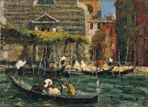 Traghetto A Venezia by Erma Zago