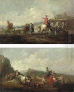 Paesaggio Con Cavalieri