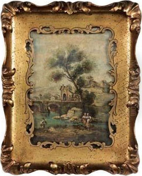 Paesaggio Con Contadine E Pescatore - view 1