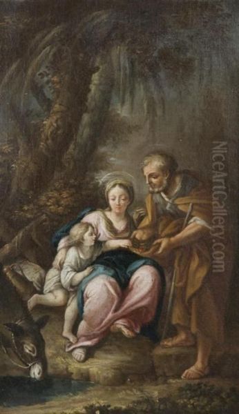 Rest On The Flight Into Egypt - view 1