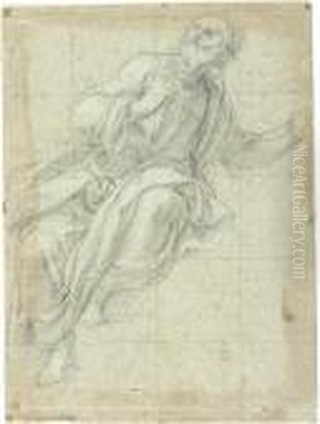 Study Of A Seated Saint - view 1