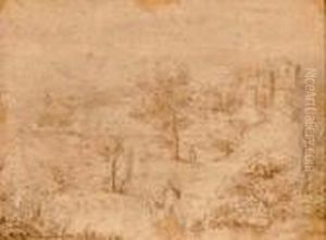 Landscape With Figures by Domenico Zampieri (Domenichino)