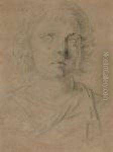 Head Of A Boy. by Domenico Zampieri (Domenichino)