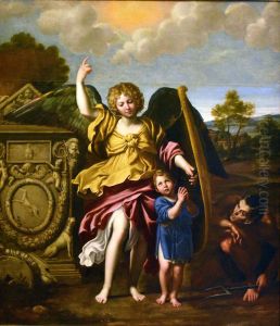 The Guardian Angel by Domenico Zampieri (Domenichino)
