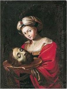 Salome With The Head Of Saint John The Baptist by Domenico Zampieri (Domenichino)