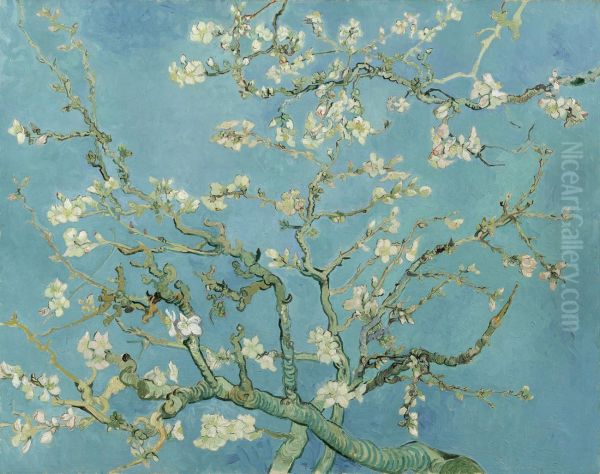 Branches with Almond Blossom - view 1