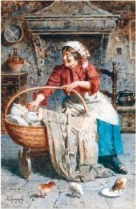 The Lullaby by Eugenio Zampighi