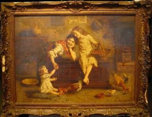 The Happy Mother by Eugenio Zampighi