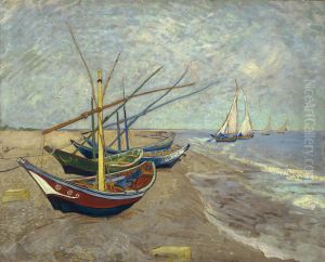 Fishing Boats On The Beach At Saintes Maries