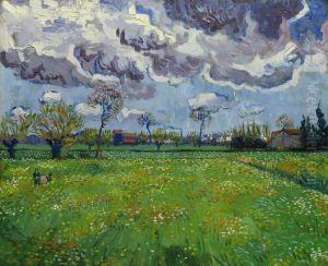 Landscape Under A Stormy Sky