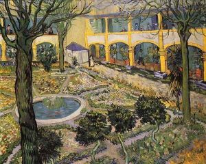 Courtyard of the Hospital in Arles