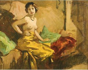 Donna Tra I Cuscini by Giovanni Zangrando