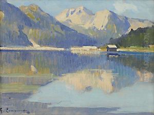Laghetto Tra Le Montagne by Giovanni Zangrando
