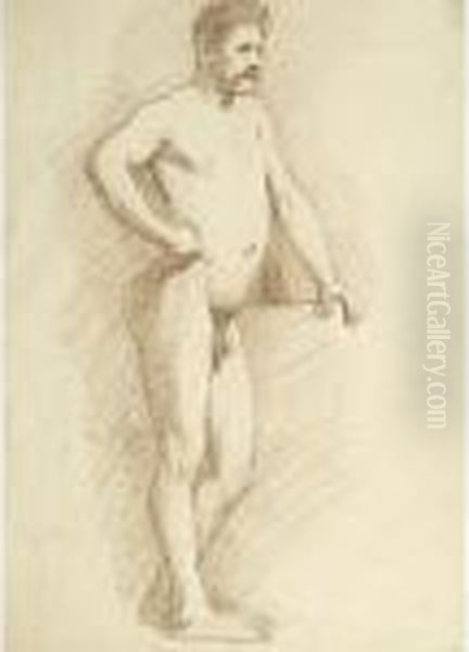 Lotto Di 2 Disegni A Matita, Cm. 55x40 Ciascuno. - view 1