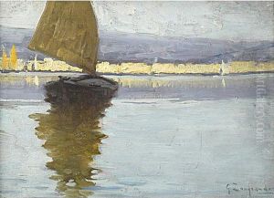 "veduta Di Trieste Dal Mare" by Giovanni Zangrando