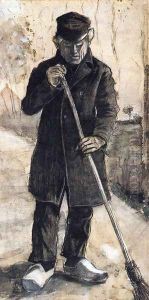 A Man with a Broom
