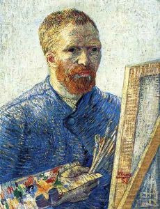 Self Portrait In Front Of The Easel