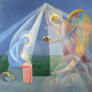 L'annonciation by Angel Zarraga Arguelles