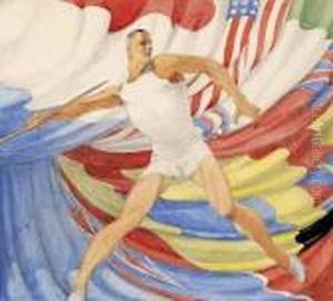 L'athlete Americain by Angel Zarraga Arguelles