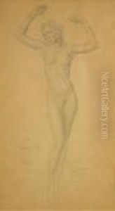 Etude Pour La Naissance De Venus by Angel Zarraga Arguelles