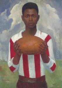 Retrato De Un Jugador De Rugby