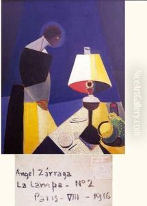 La Lampe - No. 2 by Angel Zarraga Arguelles