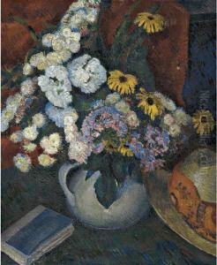 Bouquet De Fleurs (flores) by Angel Zarraga Arguelles
