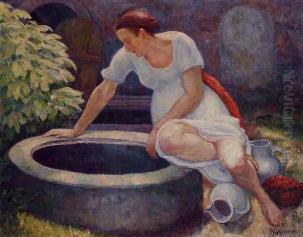Mujer Junto Al Pozo - view 1