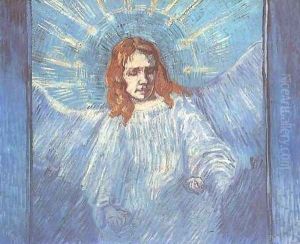 Half Figure Of An Angel (after Rembrandt)