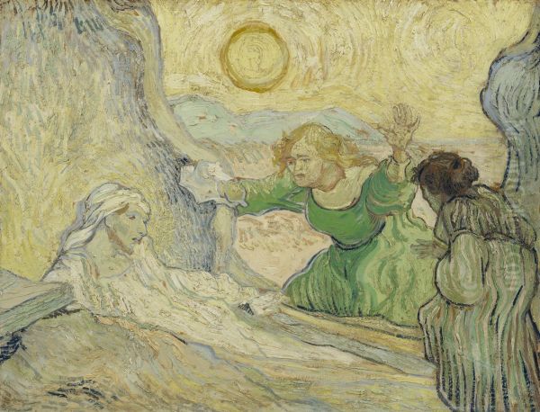 Raising of Lazarus (after Rembrant) - view 1