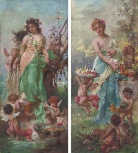 Fruits Of The Sea; And An Allegory Of Summer Harvest